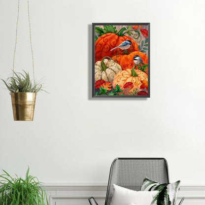 Pumpkin Harvest - Full Square Drill Diamond Painting 30*40CM