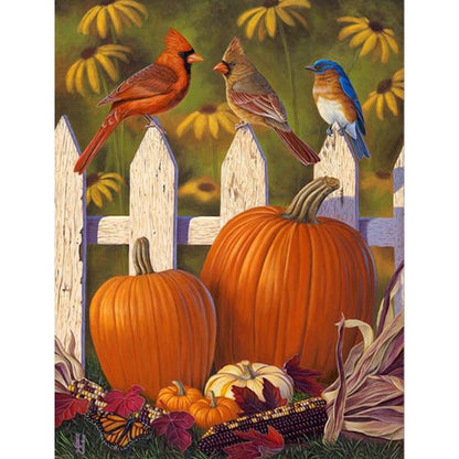 Pumpkin Harvest - Full Square Drill Diamond Painting 30*40CM