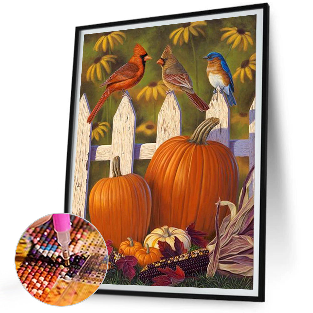 Pumpkin Harvest - Full Square Drill Diamond Painting 30*40CM