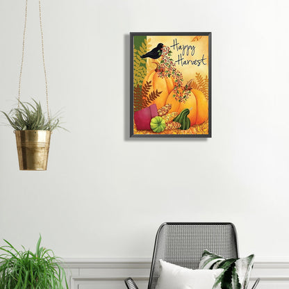 Pumpkin Harvest - Full Square Drill Diamond Painting 30*40CM