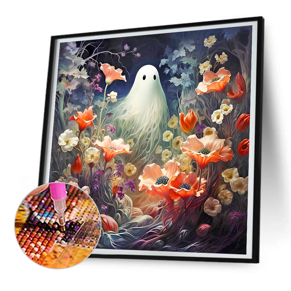 Halloween Wandering Ghost - Full Round Drill Diamond Painting 30*30CM