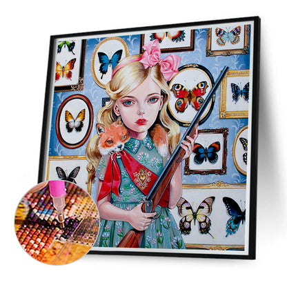 Hunter - Full Round Drill Diamond Painting 40*40CM