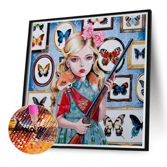 Hunter - Full Round Drill Diamond Painting 40*40CM