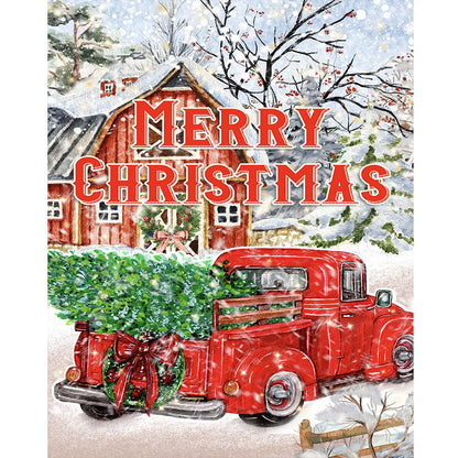 Snow Outside - Full Round Drill Diamond Painting 40*50CM