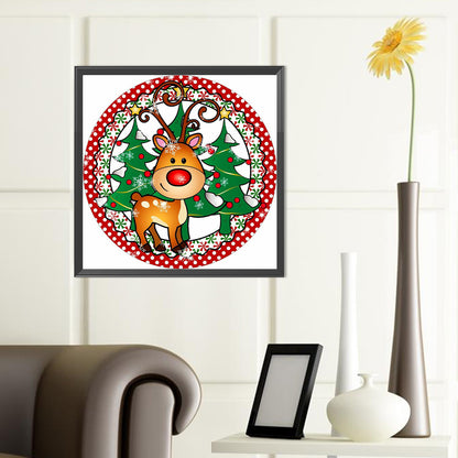 Christmas Elements - Full Round Drill Diamond Painting 40*40CM