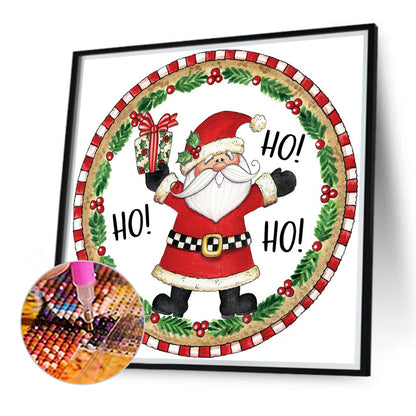 Christmas Elements - Full Round Drill Diamond Painting 40*40CM