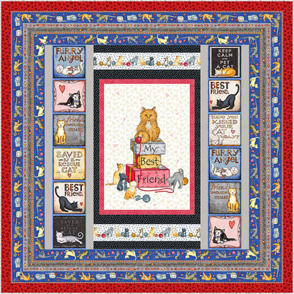 Cat - 11CT Stamped Cross Stitch 70*70CM