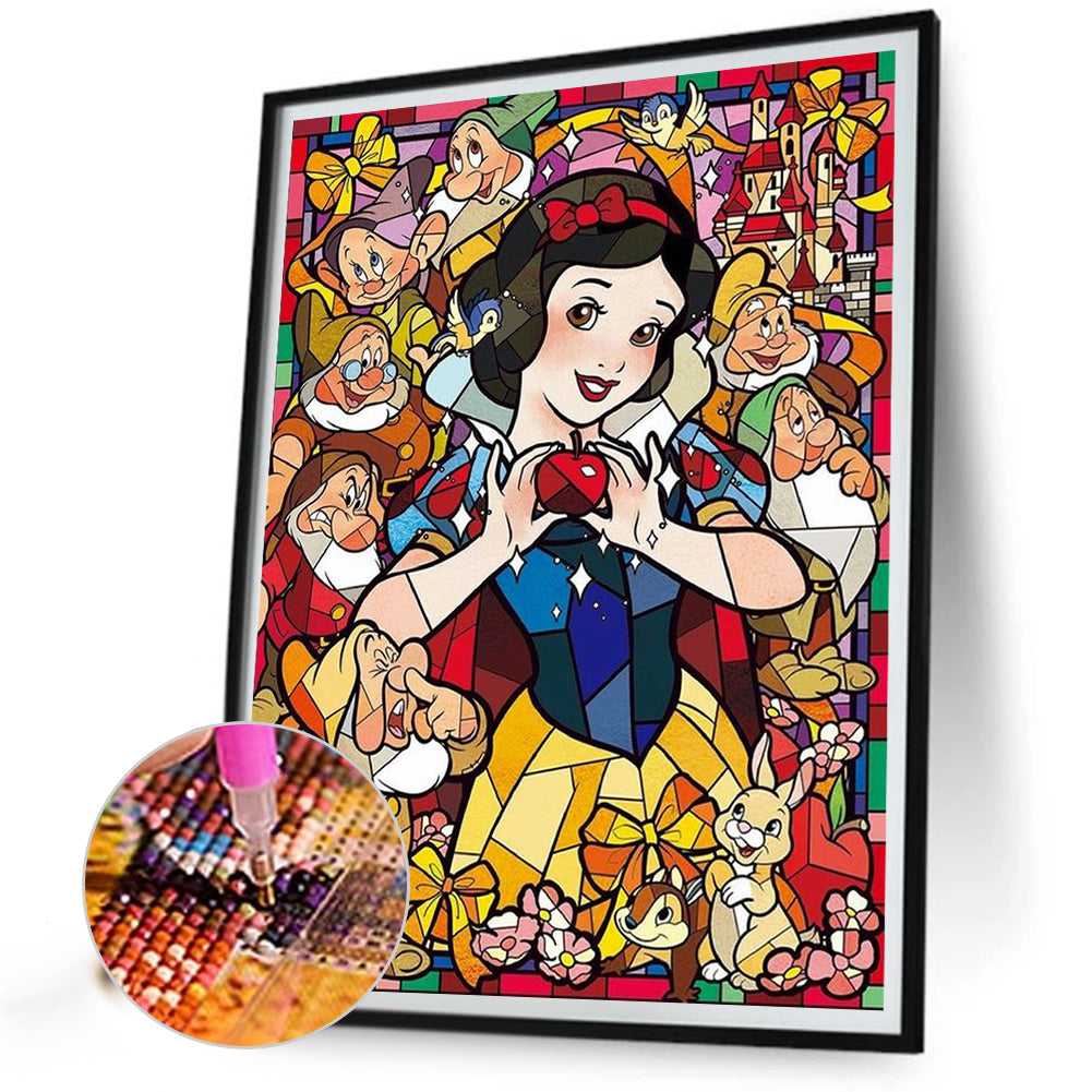 Snow White - Full Round Drill Diamond Painting 40*50CM
