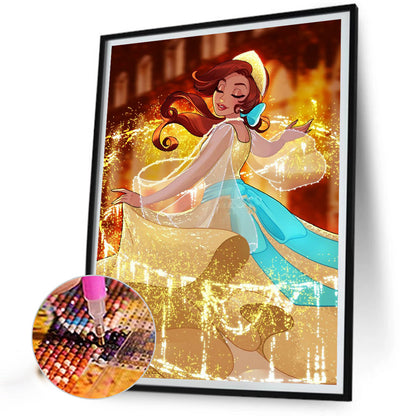 Princess Belle - Full Round Drill Diamond Painting 40*50CM