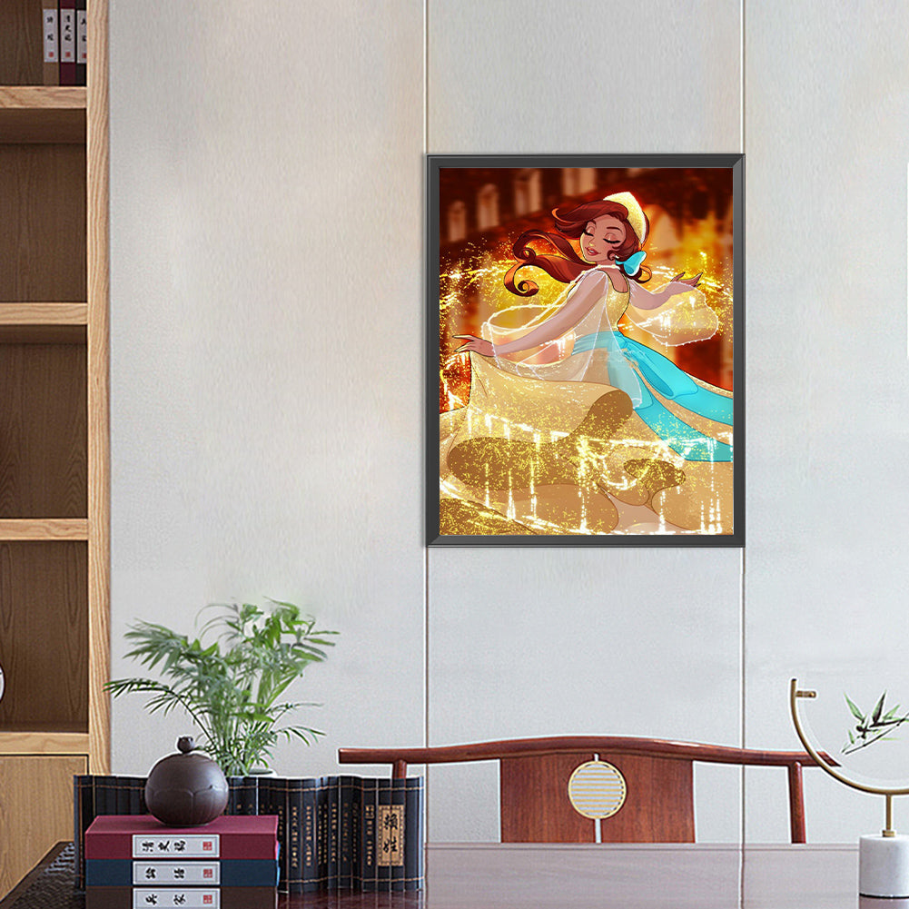 Princess Belle - Full Round Drill Diamond Painting 40*50CM