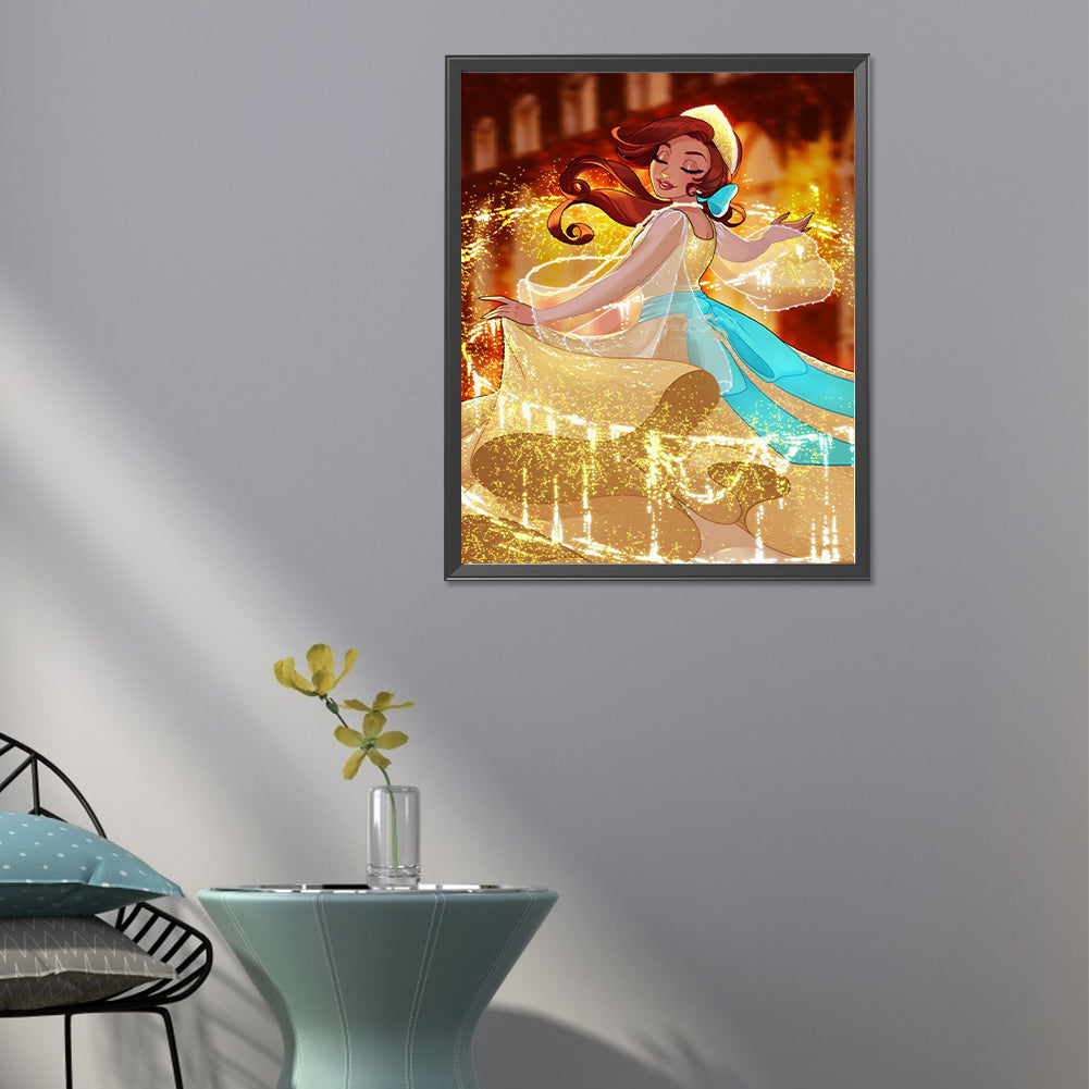 Princess Belle - Full Round Drill Diamond Painting 40*50CM