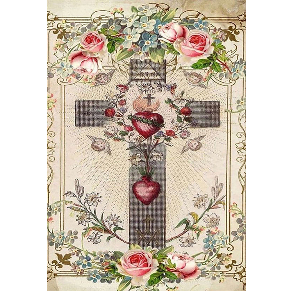 Retro Poster- - 11CT Stamped Cross Stitch 40*60CM