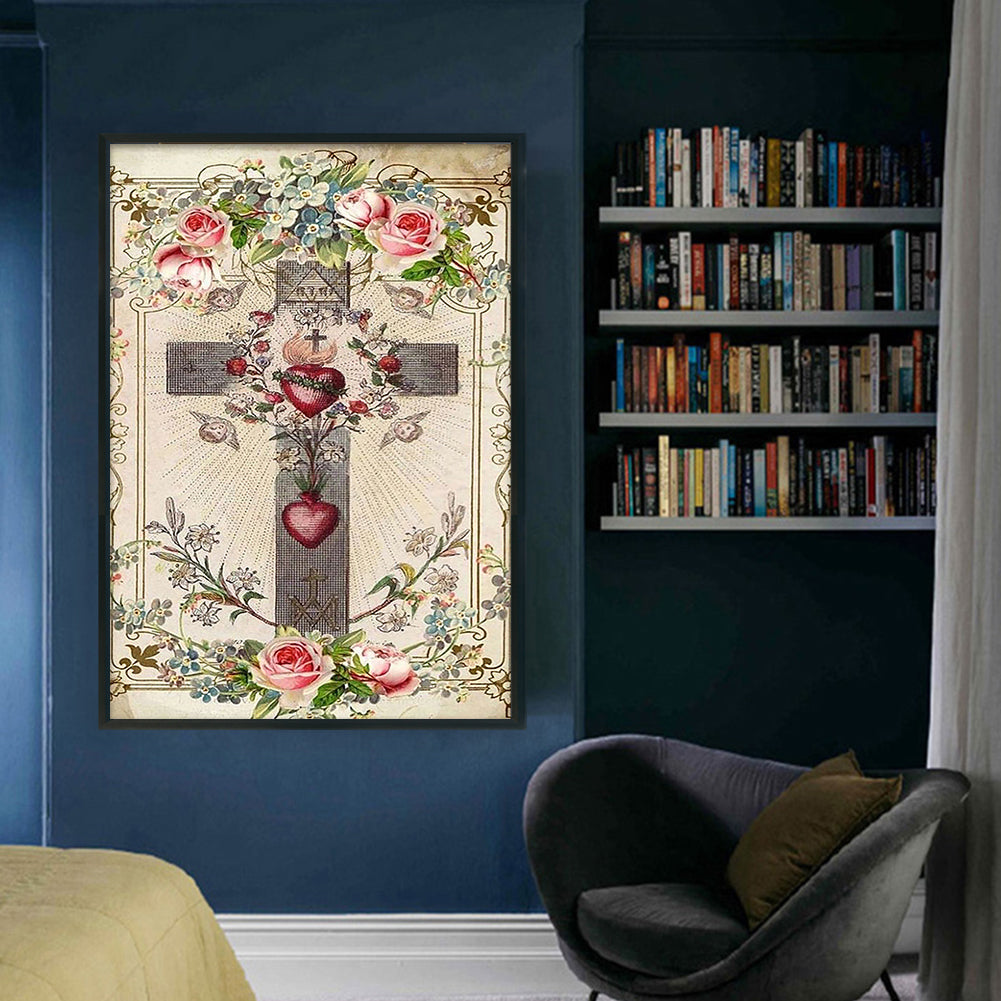 Retro Poster- - 11CT Stamped Cross Stitch 40*60CM