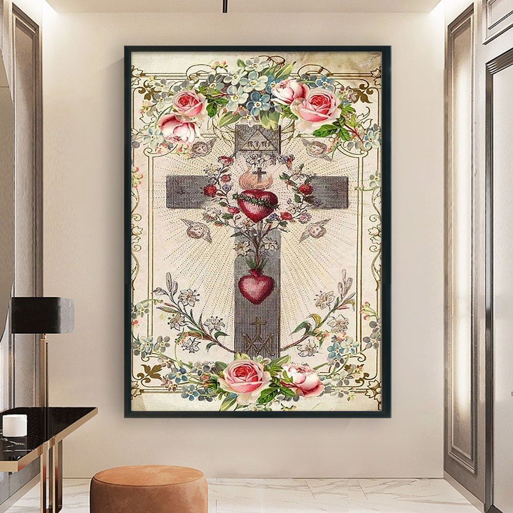 Retro Poster- - 11CT Stamped Cross Stitch 40*60CM