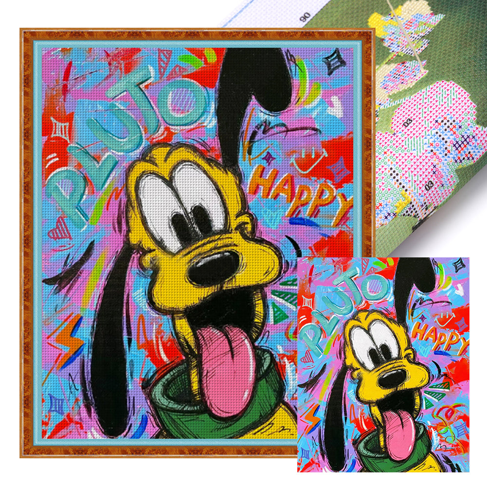 Pluto - 11CT Stamped Cross Stitch 40*50CM