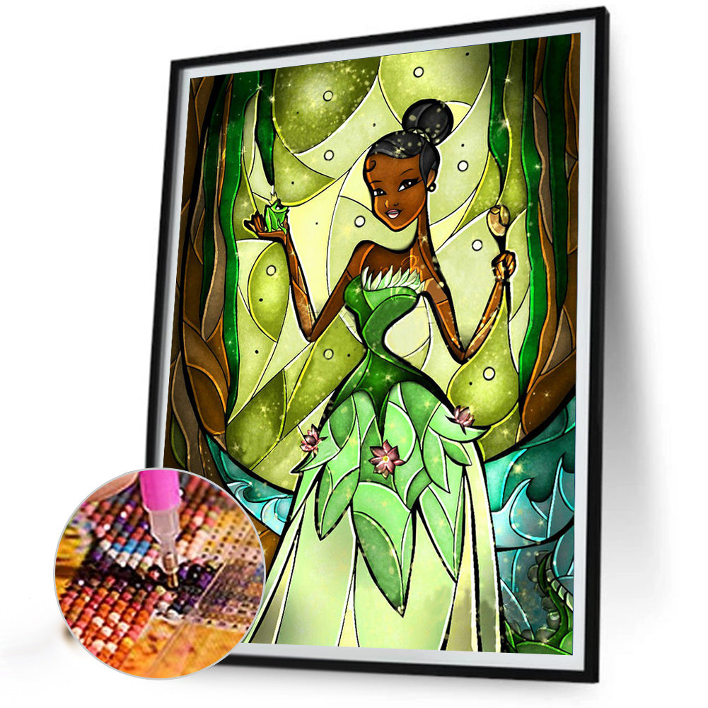 Princess Tiana - Full Round Drill Diamond Painting 40*50CM