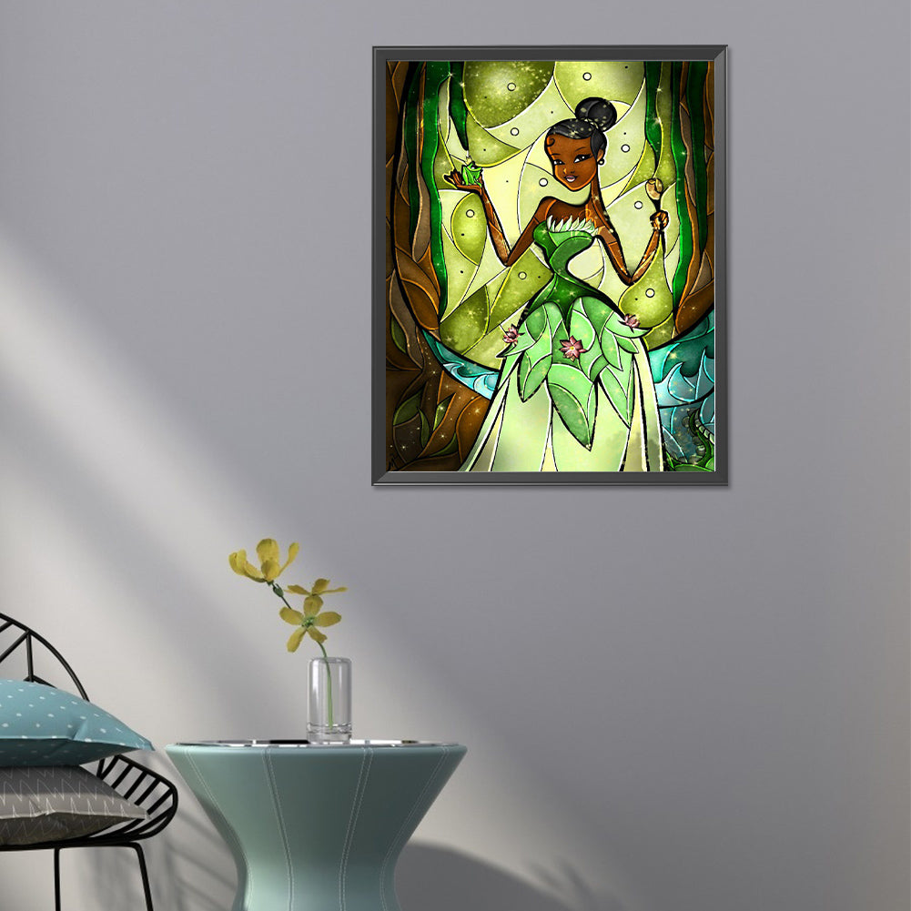 Princess Tiana - Full Round Drill Diamond Painting 40*50CM