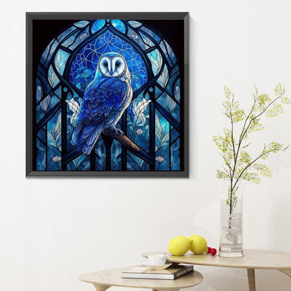 Owl - Full Round Drill Diamond Painting 30*30CM