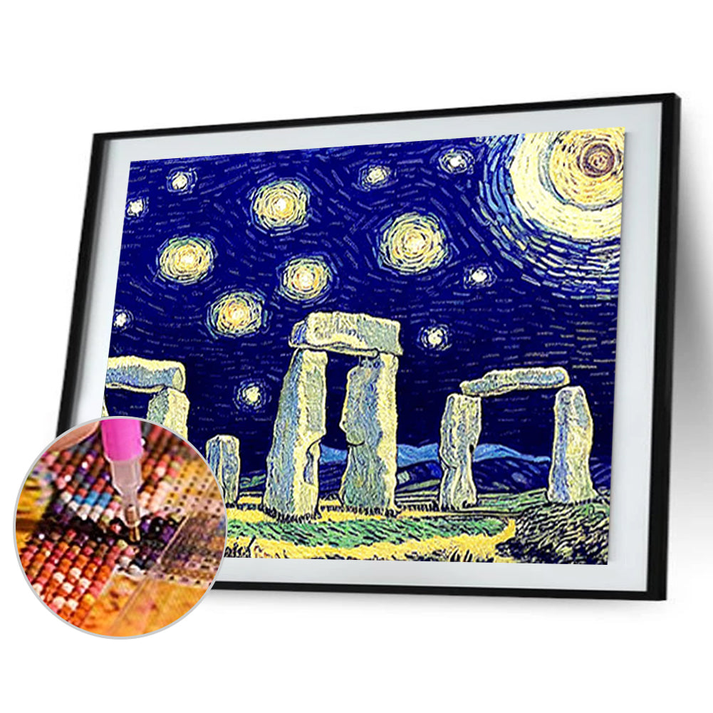 Van Gogh Night Sky - Full Round Drill Diamond Painting 40*50CM