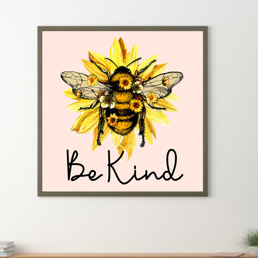 Bee - Full Round Drill Diamond Painting 40*40CM
