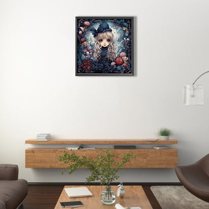 Little Girl - Full AB Dril Round Diamond Painting 40*40CM