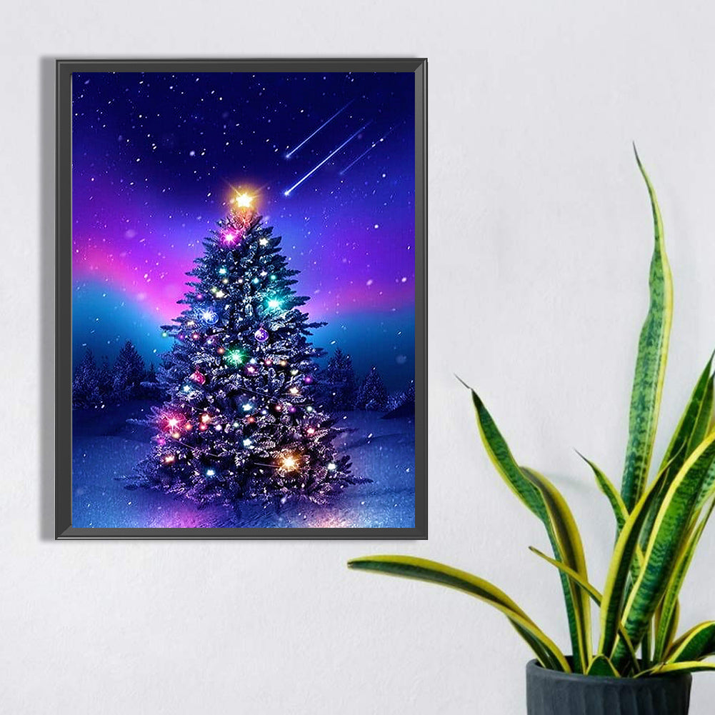 Christmas Tree - Full Square Drill Diamond Painting 30*40CM