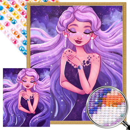 Constellation Girl - Full Round Drill Diamond Painting 40*50CM