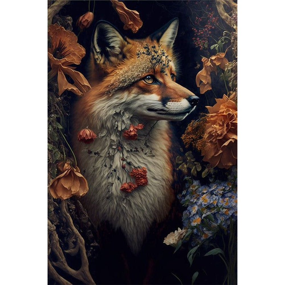 Fox - Full Round Drill Diamond Painting 40*60CM