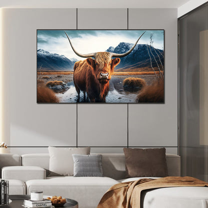 Highland Yak - Full Square Drill Diamond Painting 70*40CM