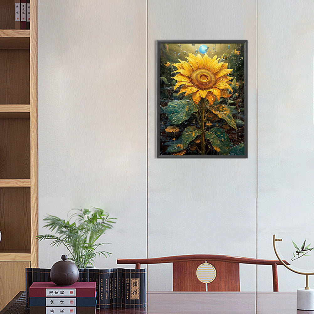 Flowers - Full Round Drill Diamond Painting 30*40CM