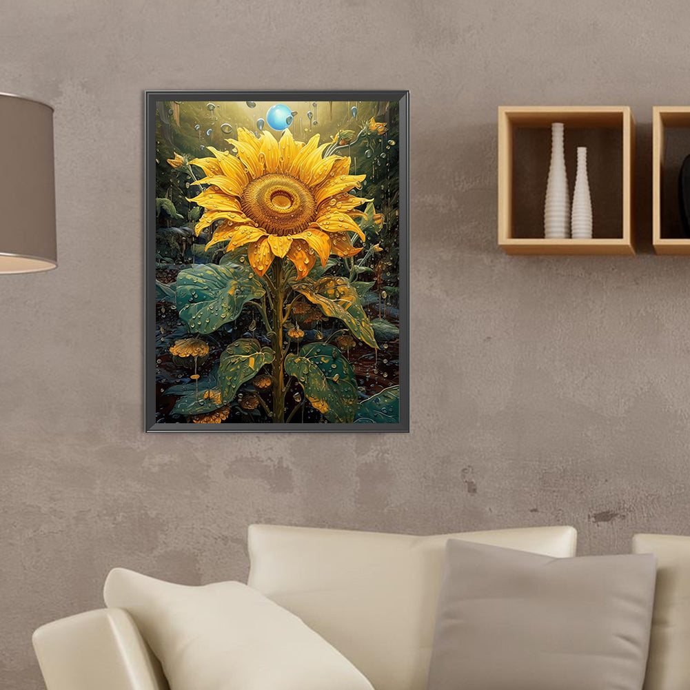 Flowers - Full Round Drill Diamond Painting 30*40CM