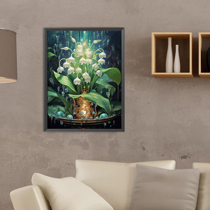 Flowers - Full Round Drill Diamond Painting 30*40CM