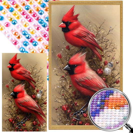 Cardinal - Full AB Dril Round Diamond Painting 40*70CM