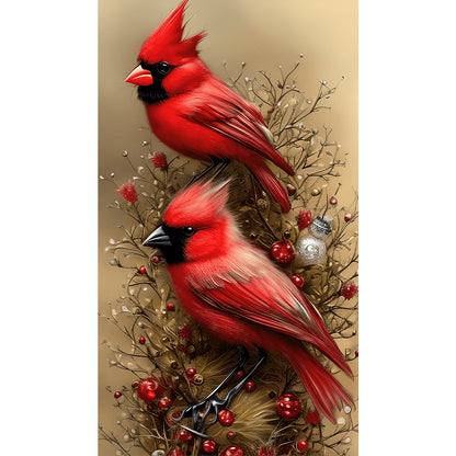 Cardinal - Full AB Dril Round Diamond Painting 40*70CM