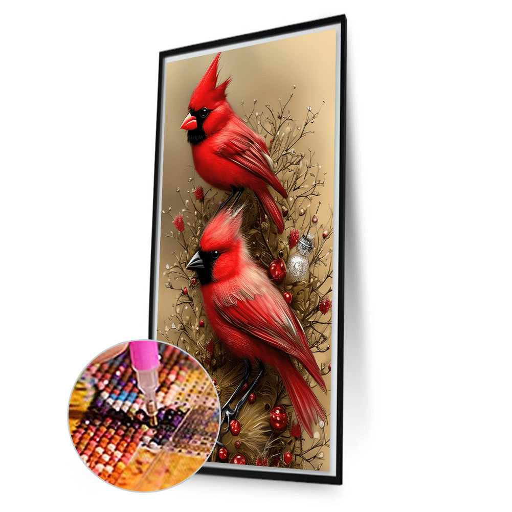 Cardinal - Full AB Dril Round Diamond Painting 40*70CM