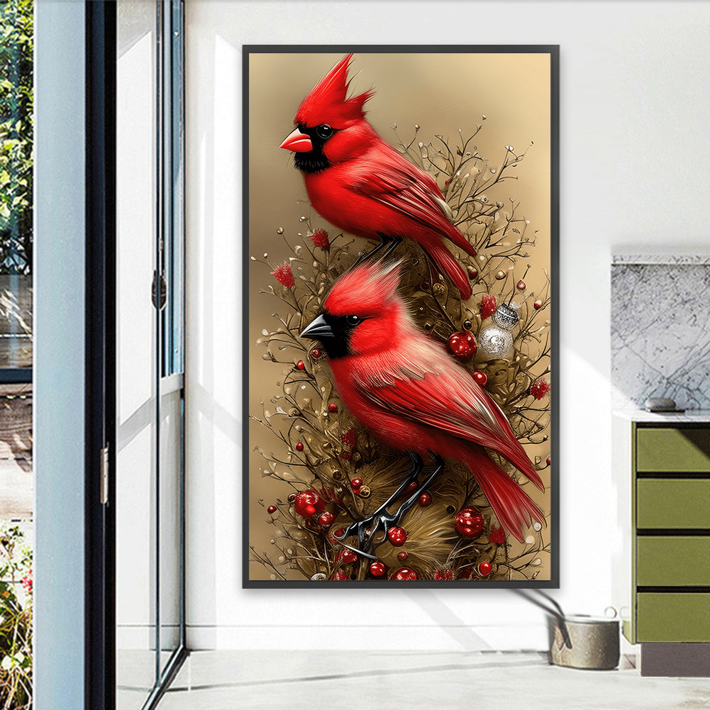 Cardinal - Full AB Dril Round Diamond Painting 40*70CM