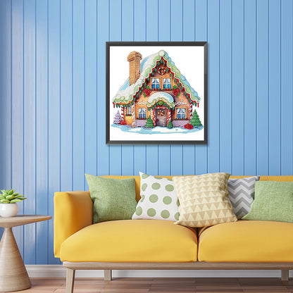 Christmas Cabin - Special Shaped Drill Diamond Painting 30*30CM