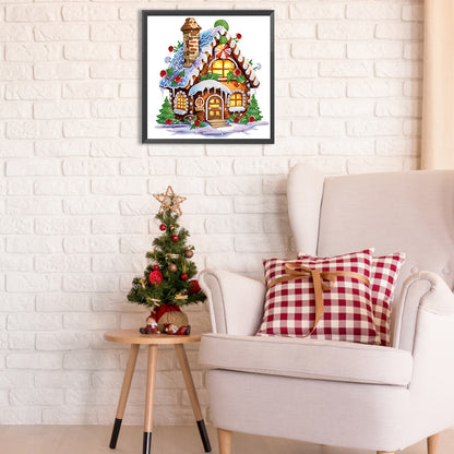 Christmas Cabin - Special Shaped Drill Diamond Painting 30*30CM