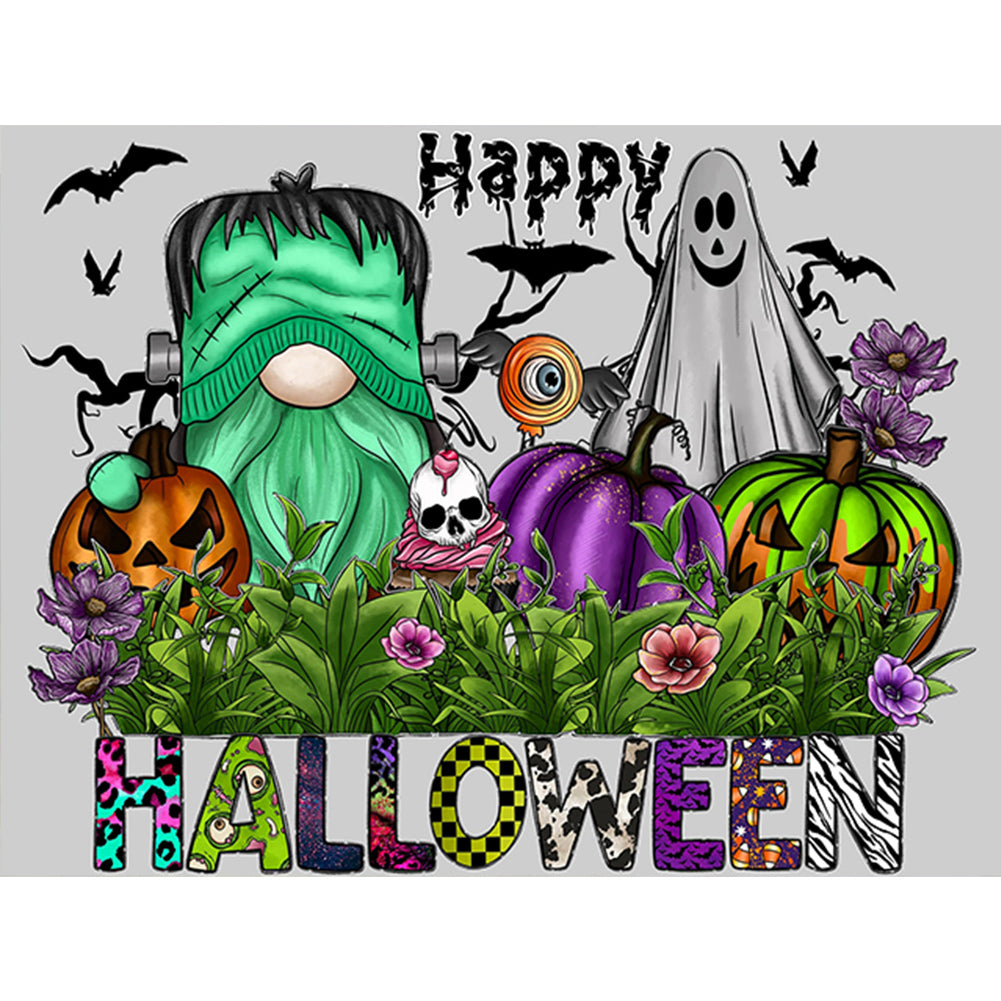 Happy Halloween - Full Round Drill Diamond Painting 40*30CM