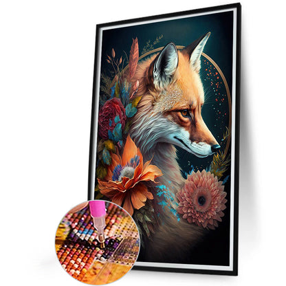 Fox - Full Round Drill Diamond Painting 40*60CM