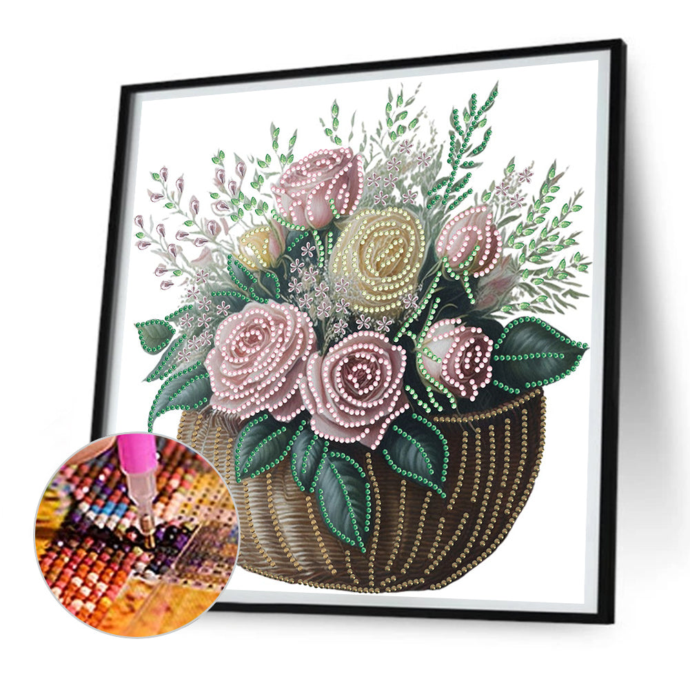 Basket - Special Shaped Drill Diamond Painting 30*30CM