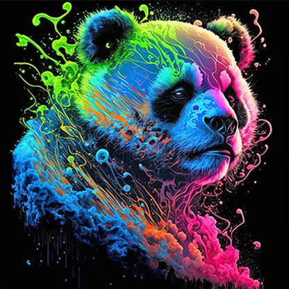 Colorful Animals-Panda - Full Square Drill Diamond Painting 30*30CM