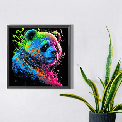 Colorful Animals-Panda - Full Square Drill Diamond Painting 30*30CM