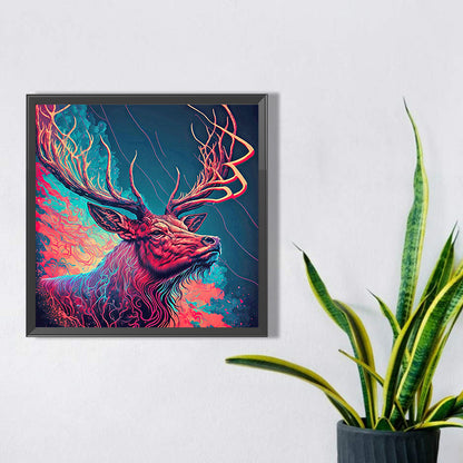 Colorful Animals - Deer - Full Square Drill Diamond Painting 30*30CM