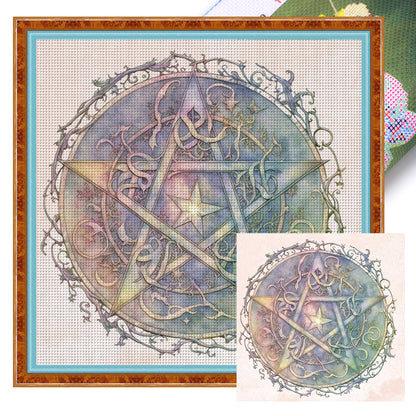 Magic Circle - 11CT Stamped Cross Stitch 50*50CM