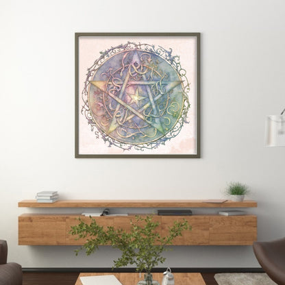 Magic Circle - 11CT Stamped Cross Stitch 50*50CM