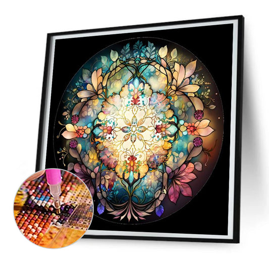 Glass Kaleidoscope - Full Round Drill Diamond Painting 30*30CM