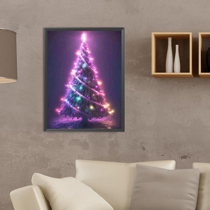 Christmas Tree - Full Round Drill Diamond Painting 30*40CM