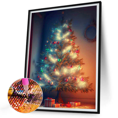 Christmas Tree - Full Round Drill Diamond Painting 30*40CM