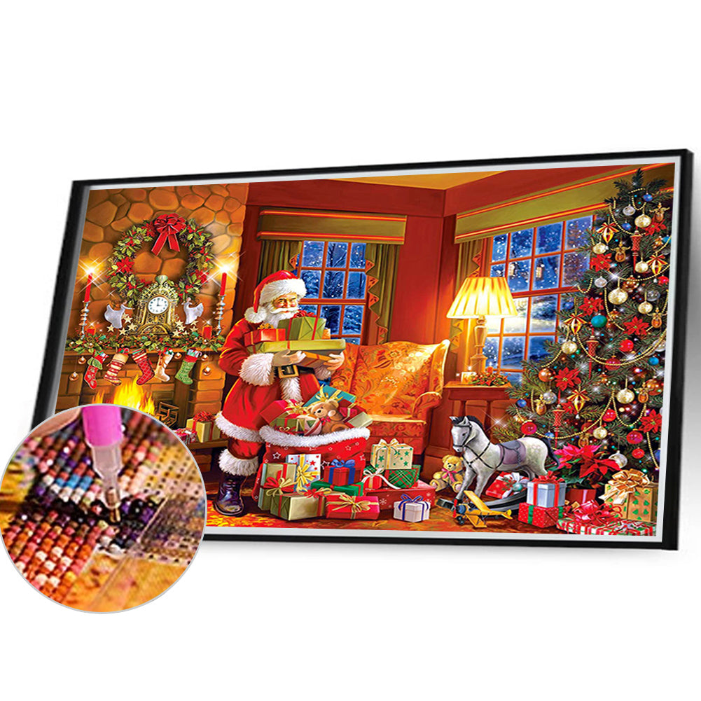 Christmas House - Full Square Drill Diamond Painting 40*30CM